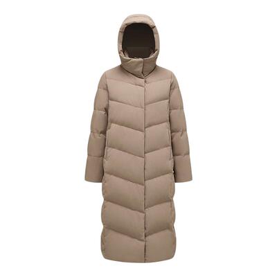 经典休闲长款防风保暖羽绒服