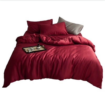 100支双面裸睡兰精天丝四件套