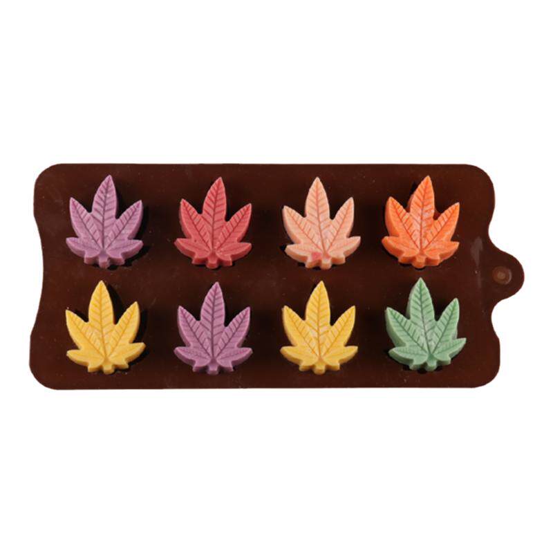 树叶硅胶制巧克力手工皂布丁果冻