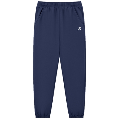 特步童装儿童梭织加绒运动裤男童三防裤子2026春秋款大童长裤卫裤