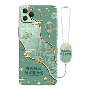 国风寓意适用苹果11手机壳iPhone11ProMax新款Pro硅胶max保护套ip全包防摔苹果十一ipone外壳pm新中式i新年软