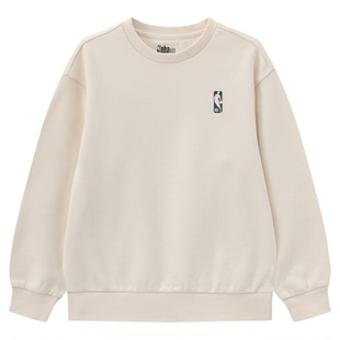 nbakids童装2025冬季男女童圆领卫衣儿童长袖上衣百搭K254TS030P