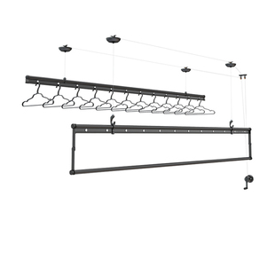 好太太升降晾衣架正品家用阳台手摇三双杆式室内6201凉衣架7260