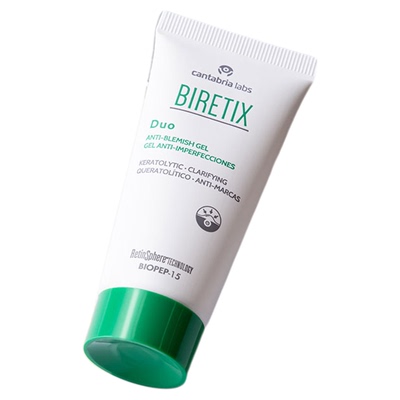 BIRETIX碧瑞可小绿盖西班牙祛痘凝胶30ml精华水杨酸维A控油未税