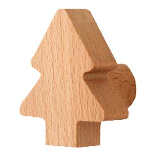 北欧实木挂钩创意玄关墙上壁挂衣帽钩儿童房可爱粘钩免打孔挂衣架