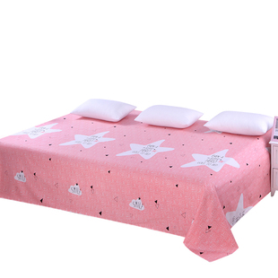 100%纯棉老粗布土炕单塌塌米床单订做加厚加大床单单件3米4米特价