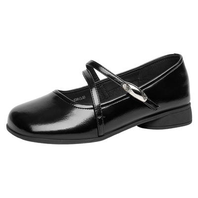 戈美其法式配裙子平底鞋一字带鞋