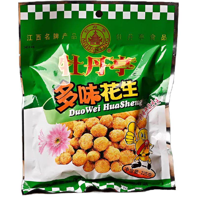 牡丹亭多味花生225g办公室零食