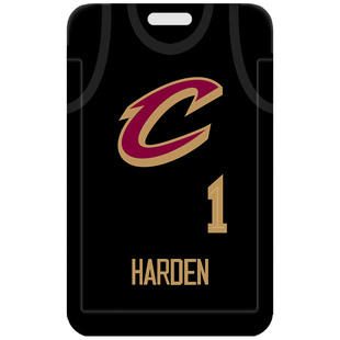 1号球衣骑士詹姆斯哈登文创周边定制diy身份证件保护套硬卡套门牌