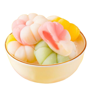 冰皮爆浆果子网红爆款麻薯团子雪媚娘福团甜品软糯Q弹休闲小零食