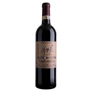 富隆酒业法国原瓶进口上梅多克红酒嘉士顿庄红葡萄酒 750ml