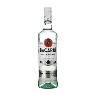 Bacardi百加得莫吉托白朗姆酒750ml进口洋酒基酒调酒烘焙