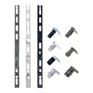 AA柱展示柜家具玻璃实心隔板层板粒药店文具店展示柜可调节小榔头