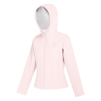 修身休闲服连帽外套骆驼薄绒保暖