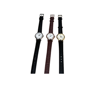 韩国代购STACCATO轻奢小众圆盘女士手表女款腕表25新款高级感手表