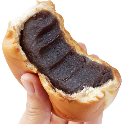 老式红豆沙面包整箱早餐怀旧