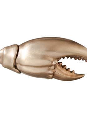 手里有钱手把件抓财螃蟹钳解压品