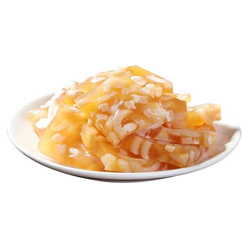 老汤猪皮冻水晶皮冻下饭即食下酒凉拌凉菜熟食晶莹剔透Q弹皮冻