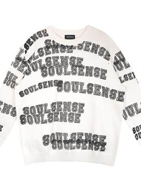 满印字母logo套头SoulSense
