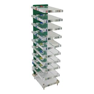 伍陆电子声控水晶柱制作套件LED光立方音乐频谱DIY焊接练习实训