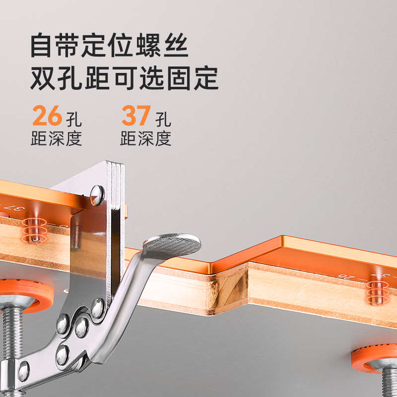 多功能免拉手开槽模具衣柜厨房把手圆弧辅助开槽器加厚铝合金