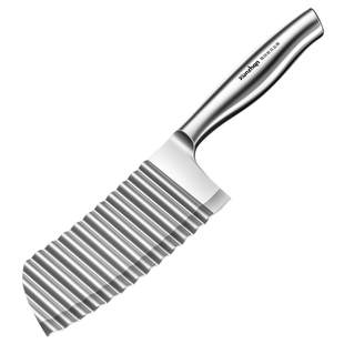 切土豆波浪刀304不锈钢多功能商用深纹薯片薯条洋芋狼牙刀