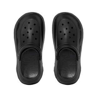 chikoku棉花糖洞洞鞋女夏矮子乐增高厚底百搭透气沙滩拖鞋男外穿