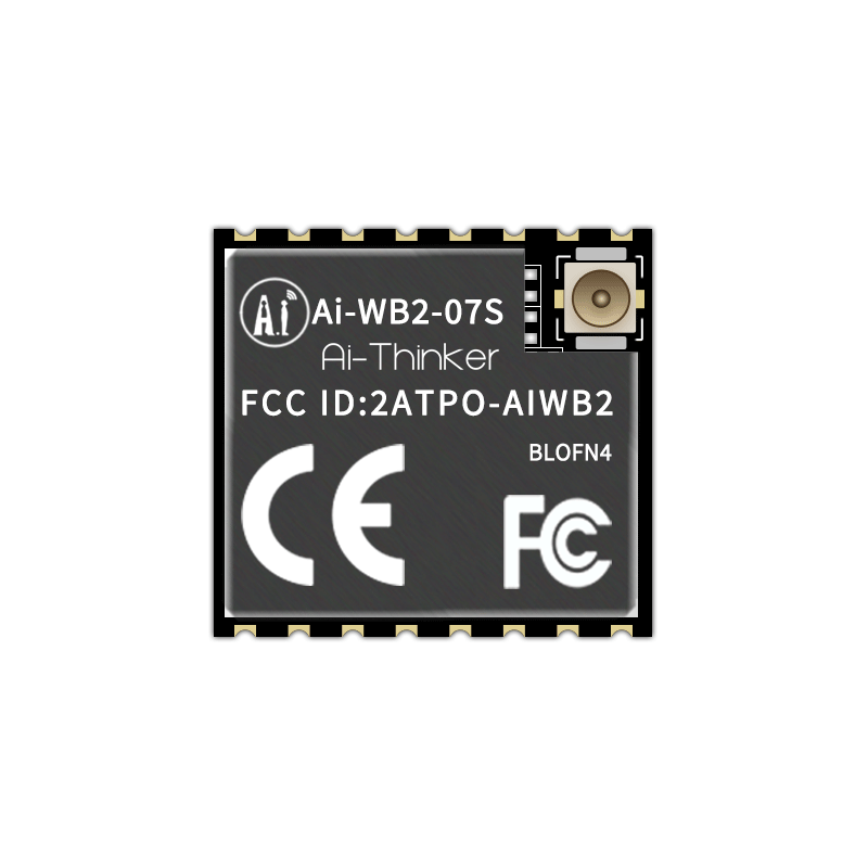 安信可WiFi蓝牙BLE二合一模块Ai-WB2-07S/串口透传/与ESP-07S P2P