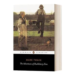英文原版 The Adventures of Huckleberry Finn 哈克贝利·费恩历险记 马克·吐温 黑经典 英文版 进口英语原版书籍