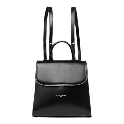 LANCASTER牛皮翻盖双肩包