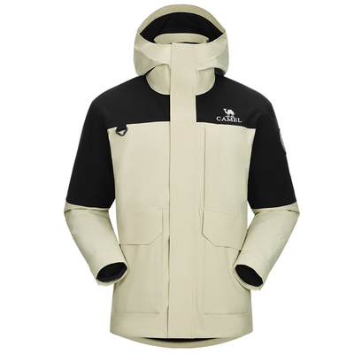 骆驼羽绒冲锋衣防水男女秋冬