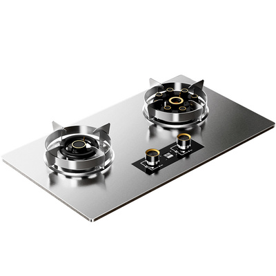 左右猛火燃气灶天然气煤气灶双灶