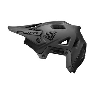 com 头盔骑行装备山地自行车半盔速降越野盔一体成型通用安全帽男