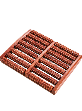 缓解疲劳【木质塑料】足底按摩器