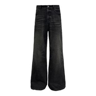 JCAESAR DENIM凌乱水波纹牛仔裤 14OZ丹宁 自然猫须 直筒微喇版型