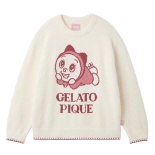 gelato pique26春夏新品女睡衣半边绒哆啦A梦套头衫PWNT261015