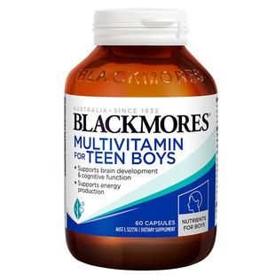 澳佳宝BLACKMORES活力青少年综合营养素60粒男士男孩复合维生素