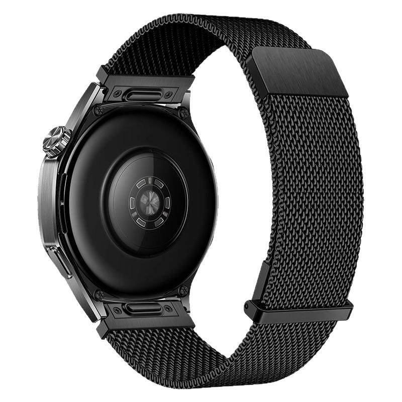 适用华为GT6手表带watch5按压式6pro米兰磁吸精密GT5运动gtrunner2腕表带5pro智能GT4金属4pro男士3高级buds2