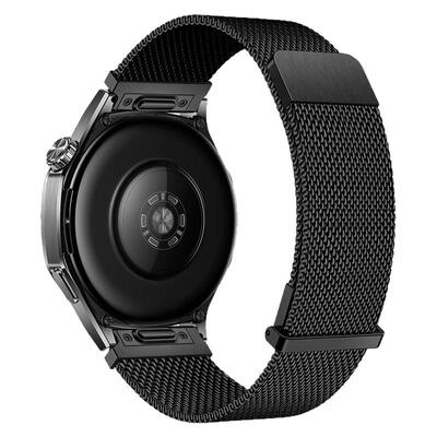 适用华为GT6手表带watch5按压式6pro米兰磁吸精密GT5运动腕表带5pro智能GT4金属watch4pro男士GT3高级buds链