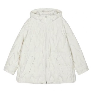 中长款羽绒服冬季女款2025新款设计感高品质连帽收腰加厚保暖外套