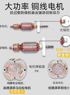 鸣蝉大型单片开槽机墙壁混凝土路面石材大功率手持式线槽切割神器