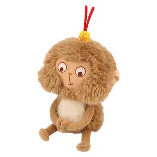 波普自然甜瓜村藏酋猴毛绒玩具猴子玩偶公仔娃娃送人圣诞生日礼物