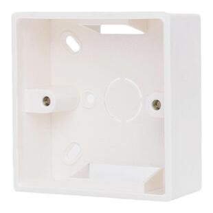 86型通用明装底盒明线开关插底地盒子pvc加厚布线盒超薄线槽底座