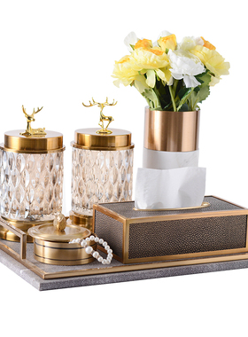 欧式餐厅样板间桌面配饰装饰糖果