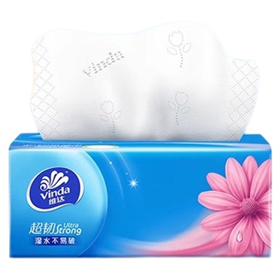 维达超韧无香婴儿抽纸110抽