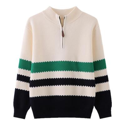 男童毛衣2025新款秋冬洋气纯棉