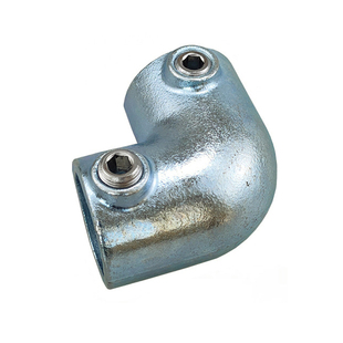 6分圆管连接件免焊接25mm镀锌钢管铸铁件固定卡扣晾衣架三通接头