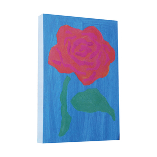 韩国fruitfries艺术花卉插画留言便条ins风备忘记事便签本纸100张