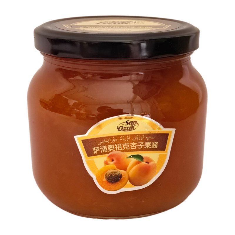 特价划算 550g 新疆伊犁果酱 杏子果酱 早餐蘸酱 涂抹面包拌酸奶