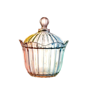 欧式水晶玻璃储物罐糖果罐糖缸干果点心零食罐牙签盒婚庆喜糖盒